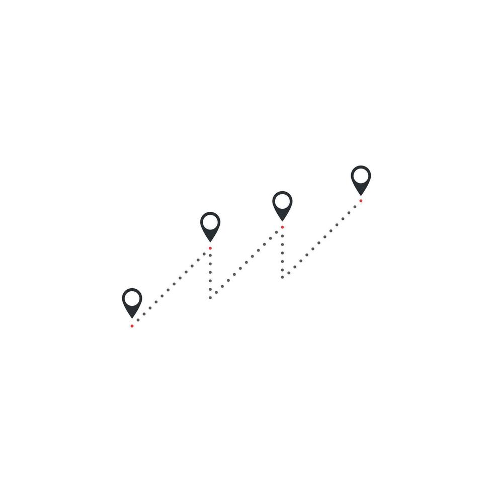 illustration de modèle de vecteur de ligne de route