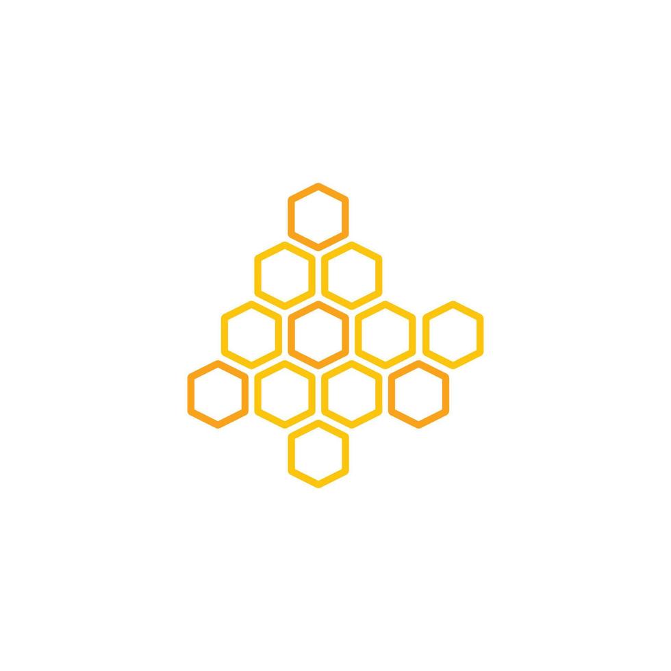 miel peigne logo vecteur icône concept d