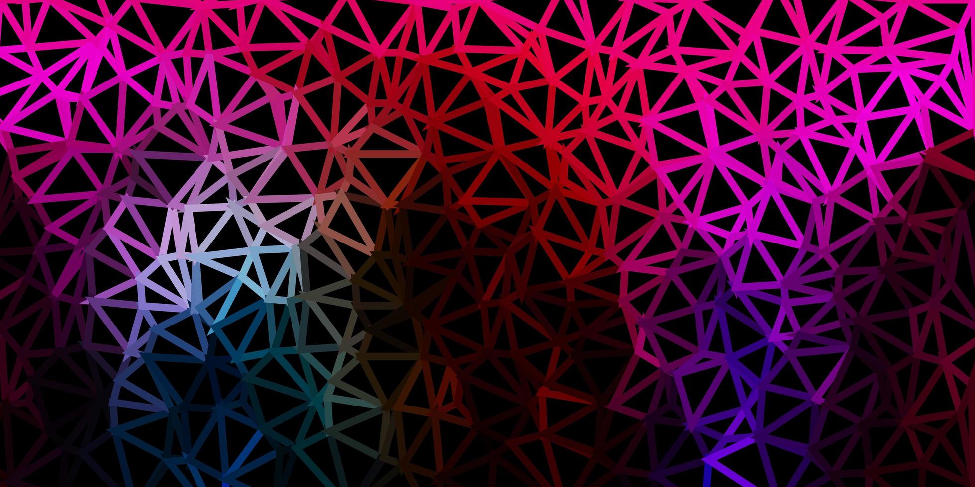 fond d'écran polygonale géométrique vecteur multicolore sombre.