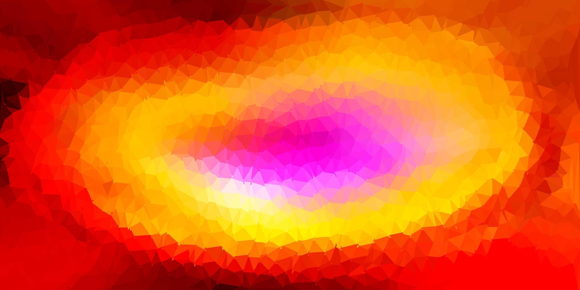 Disposition de polygone dégradé vecteur multicolore léger.