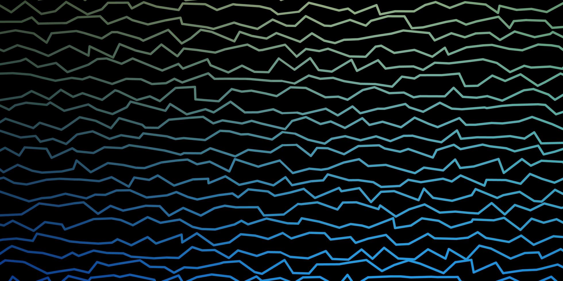 modèle vectoriel bleu foncé avec des lignes courbes