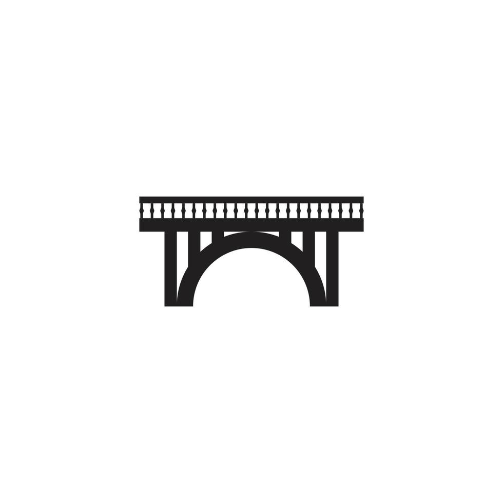 modèle de logo de pont vecteur