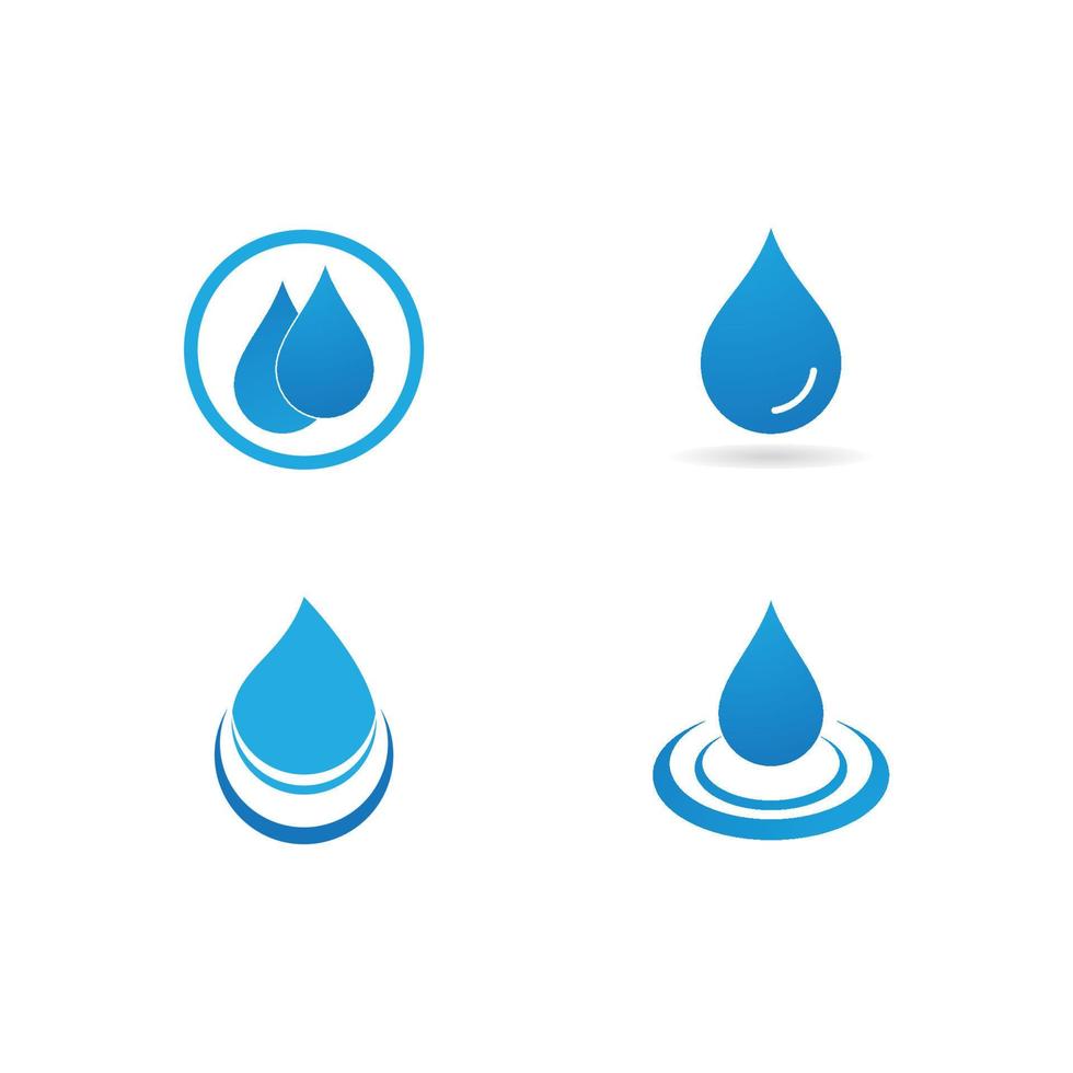 logo de goutte d'eau vecteur