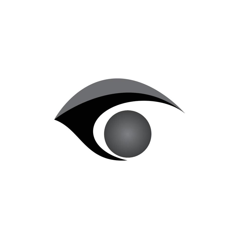 logo de soins oculaires vecteur