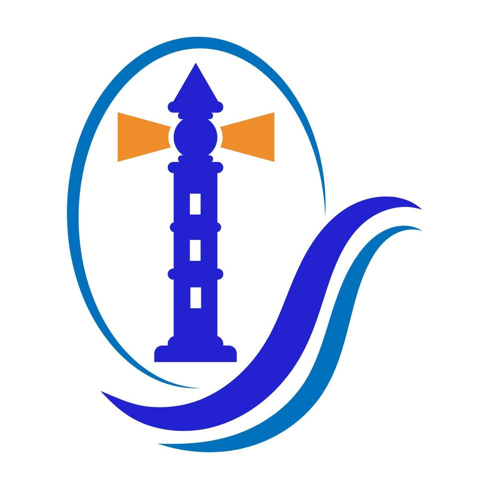 vecteur d'illustration logo phare