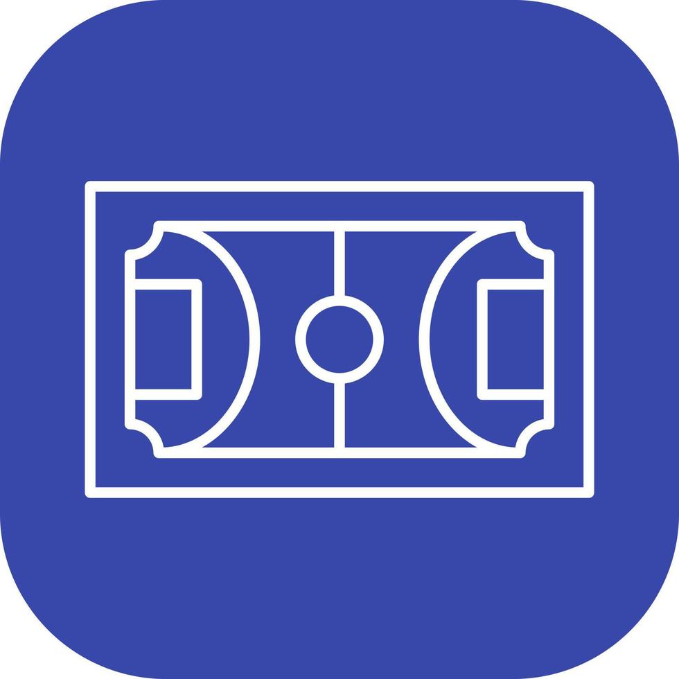 icône de vecteur de terrain de football