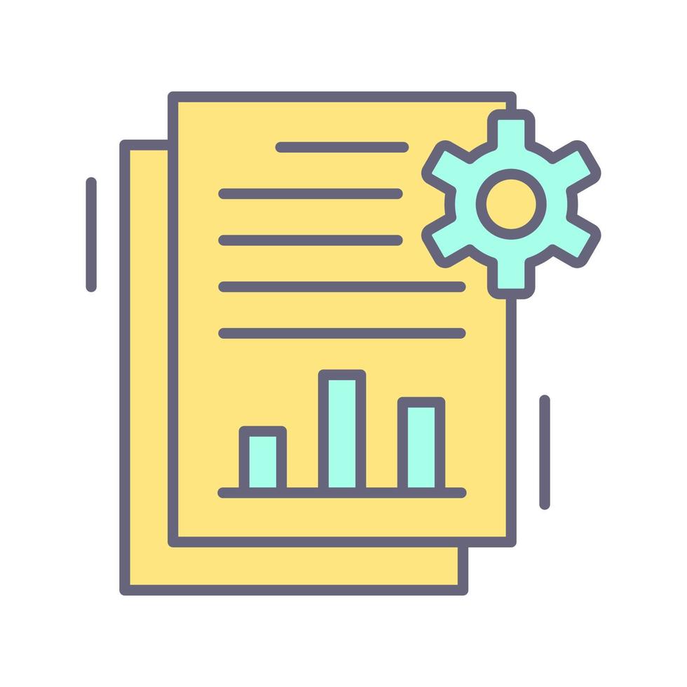 icône de vecteur de rapport seo