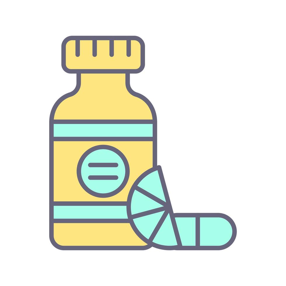 icône de vecteur de vitamines