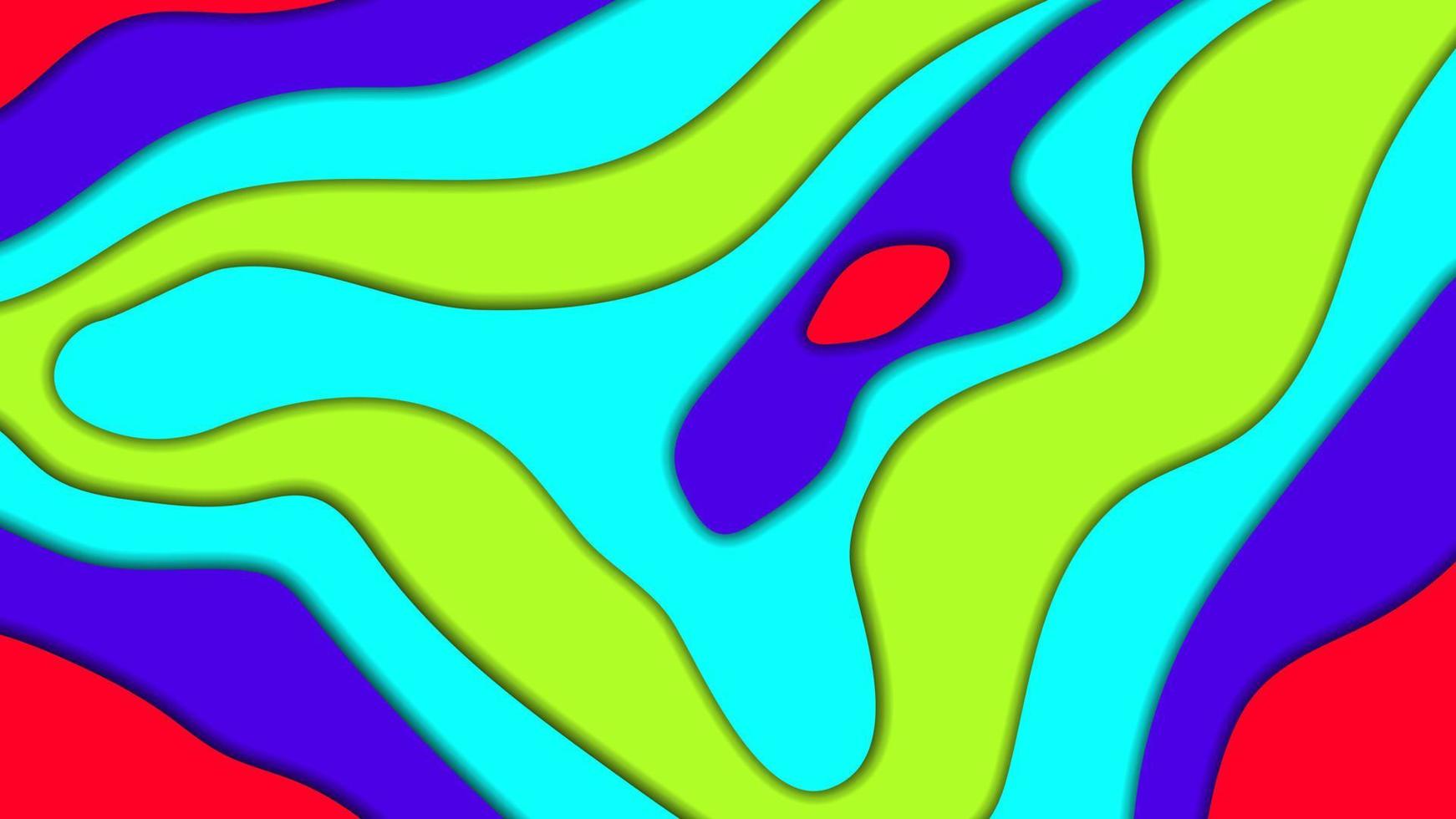 fond ondulé coloré. illustration vectorielle vecteur