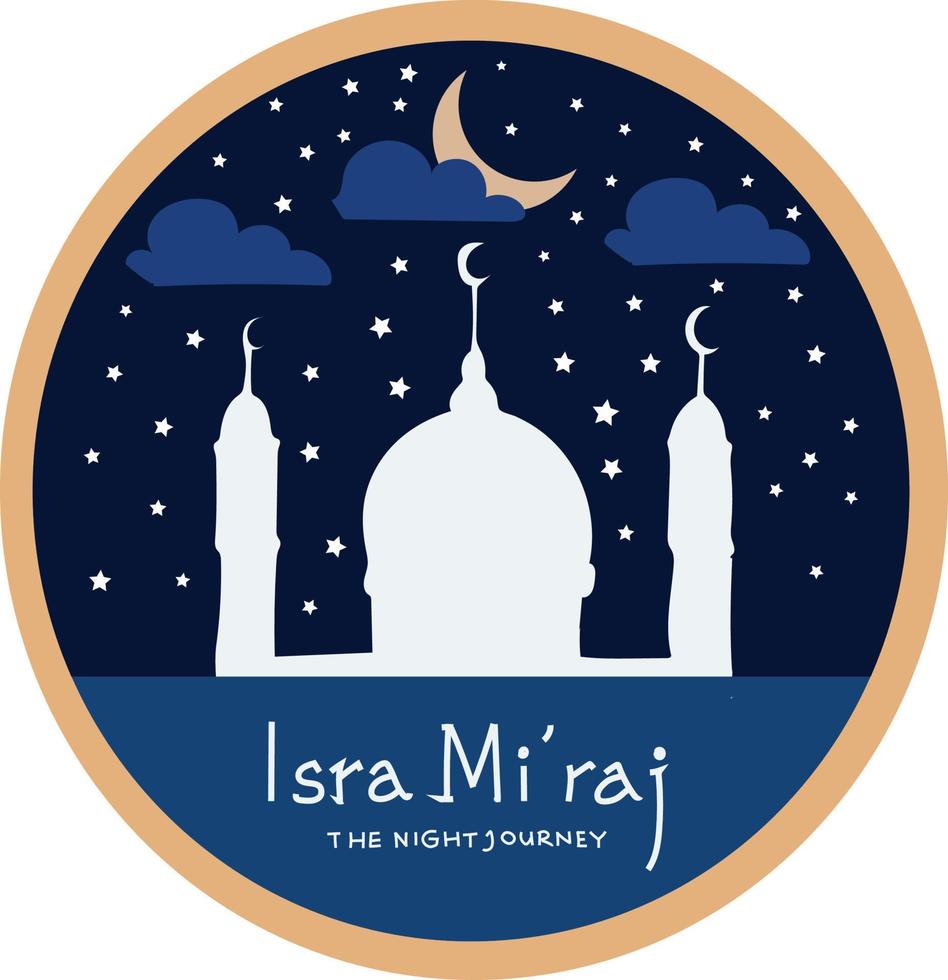 vecteur d'isra miraj