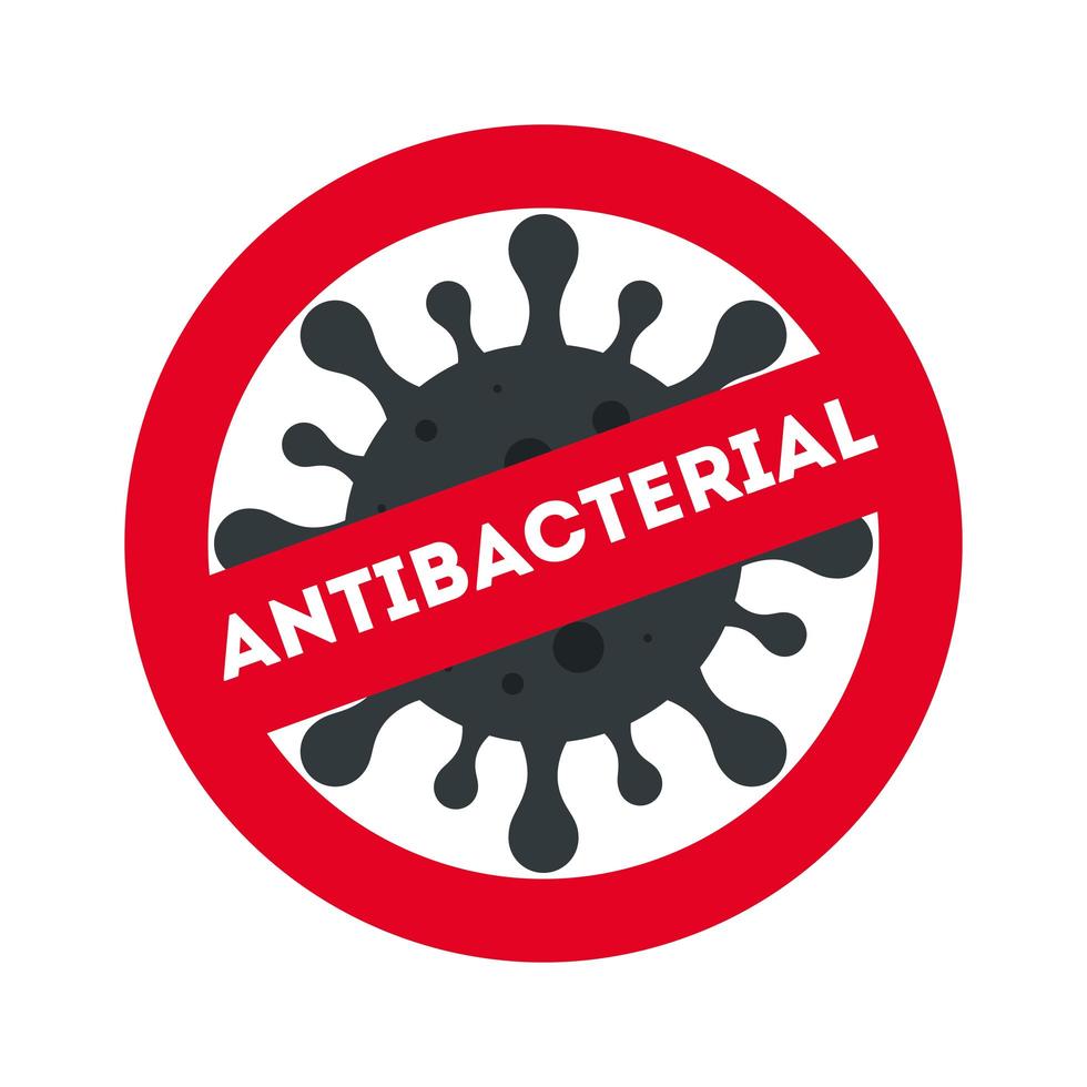 interdiction antibactérienne avec la conception de vecteur de virus covid 19