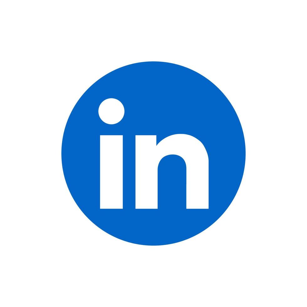 vecteur de logo LinkedIn, symbole LinkedIn, vecteur gratuit d'icône LinkedIn