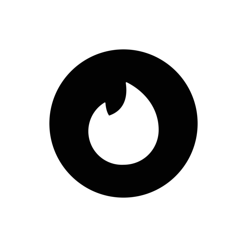 vecteur de logo de l'application tinder, vecteur gratuit de l'icône de l'application tinder