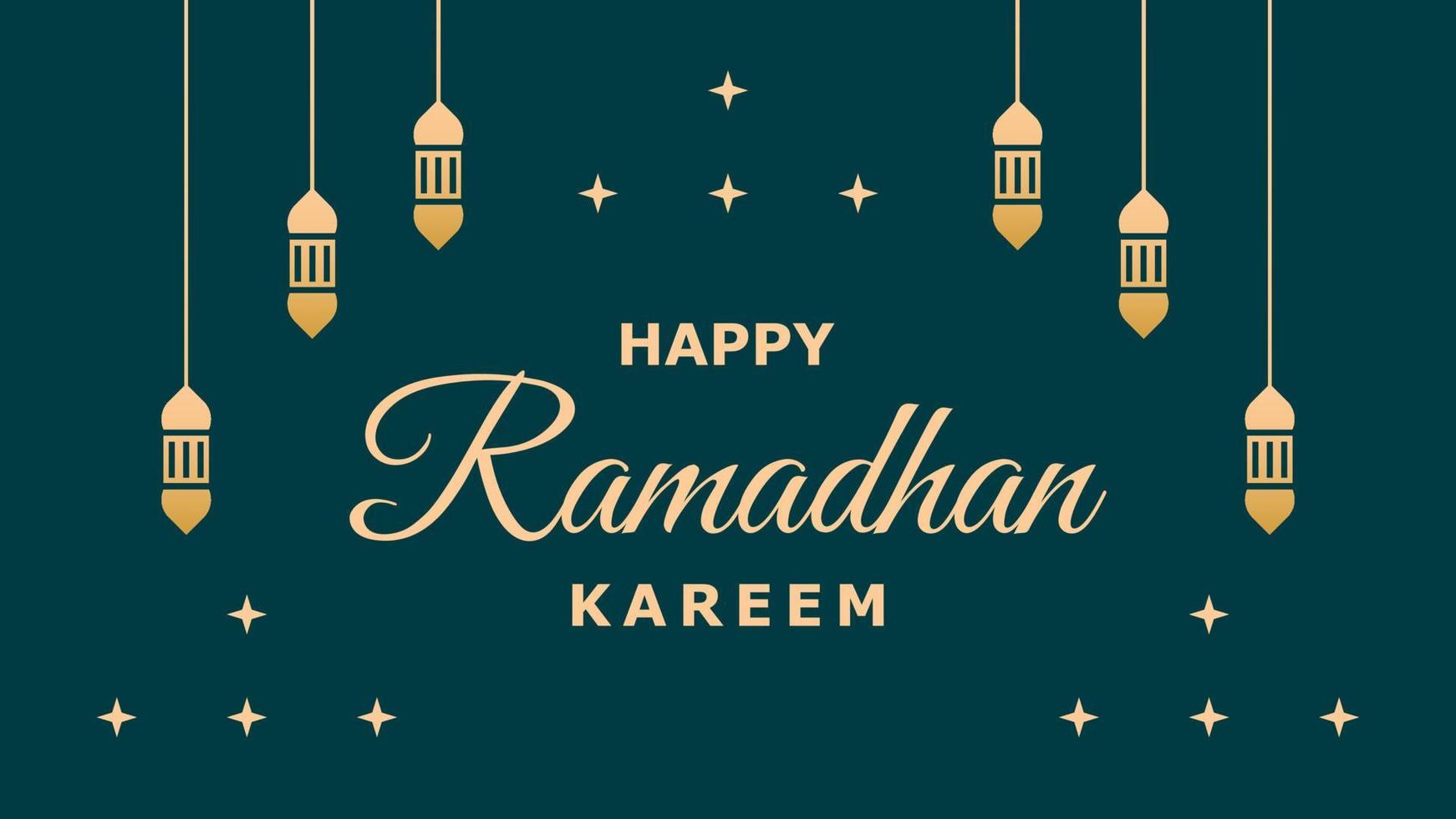 fond de ramadhan kareem vecteur