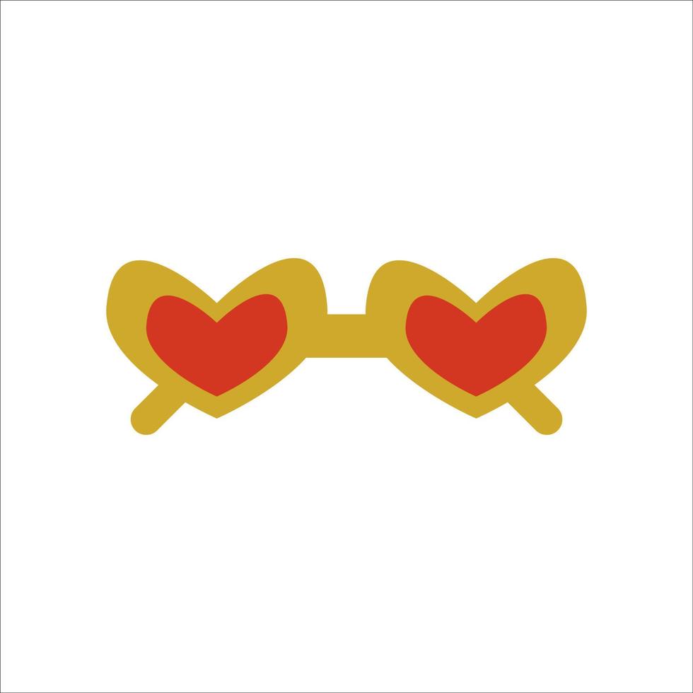 signe modifié amour icône logo vector design