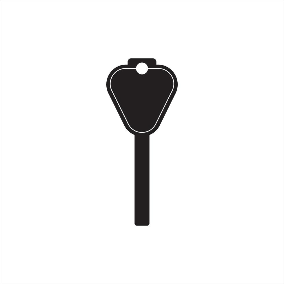 conception vectorielle de logo d'icône de serrure de porte vecteur