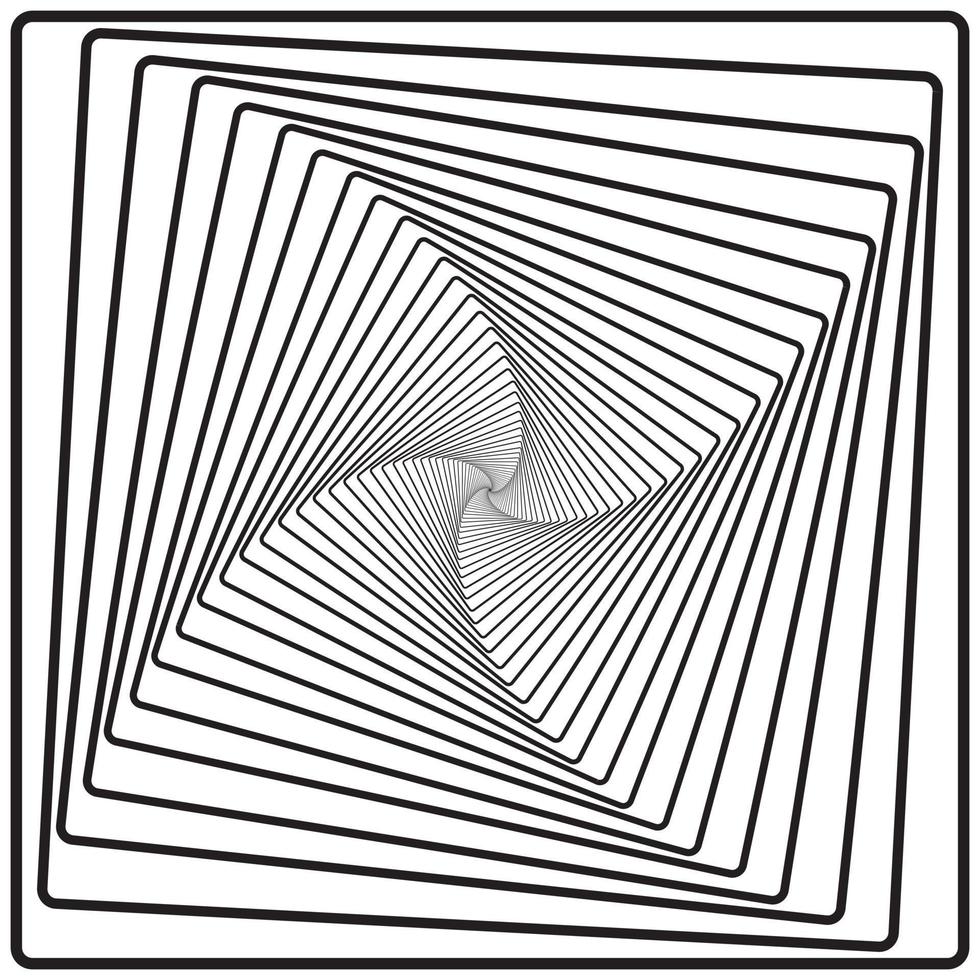 superposition de carrés abstraits vecteur