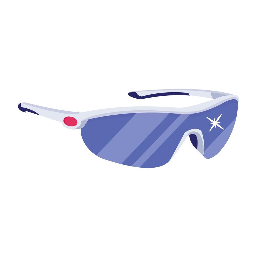 lunettes de sport tendance vecteur