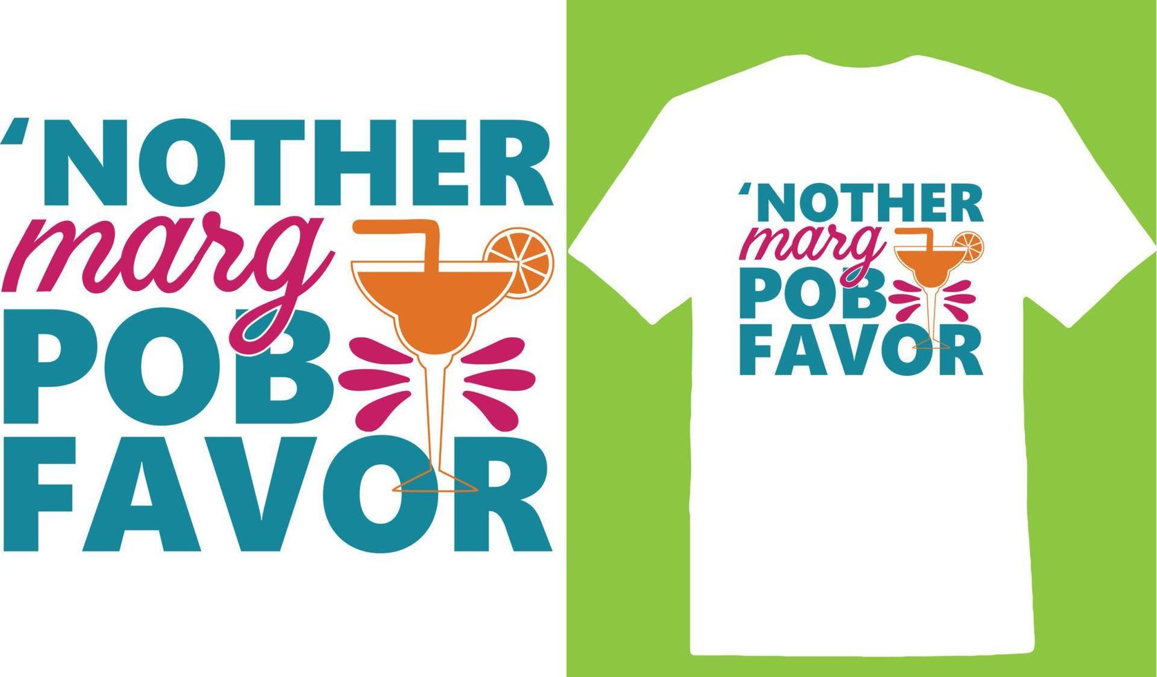 nother marg pob faveur cinco de conception de t-shirt vecteur