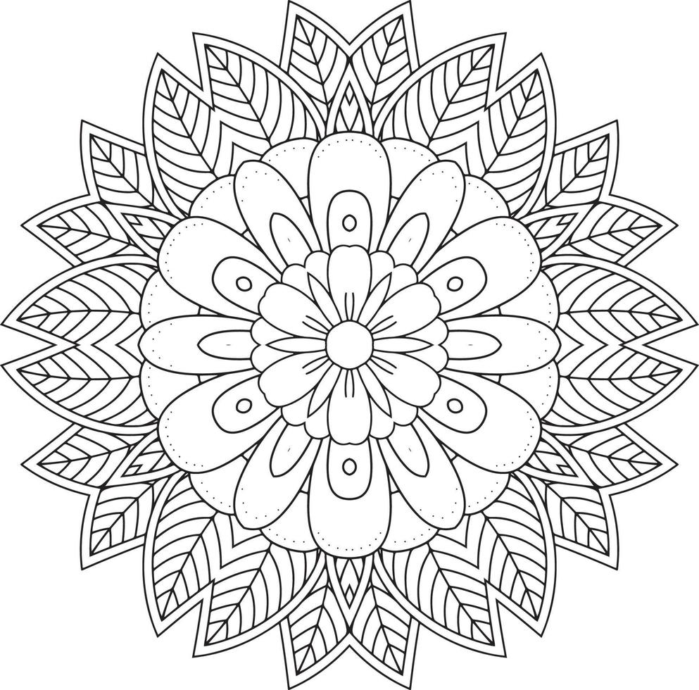 coloriages de fleurs pour adultes, coloriages de fleurs imprimables. couleurs de fleurs, images de fleurs à colorier. vecteur