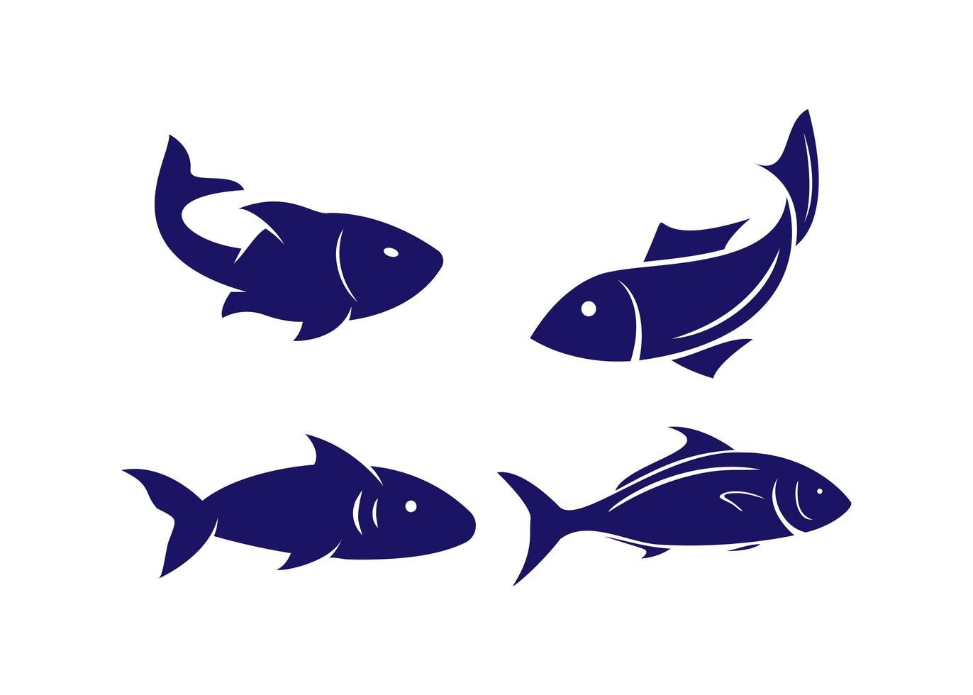 poisson icône design modèle vector illustration isolé