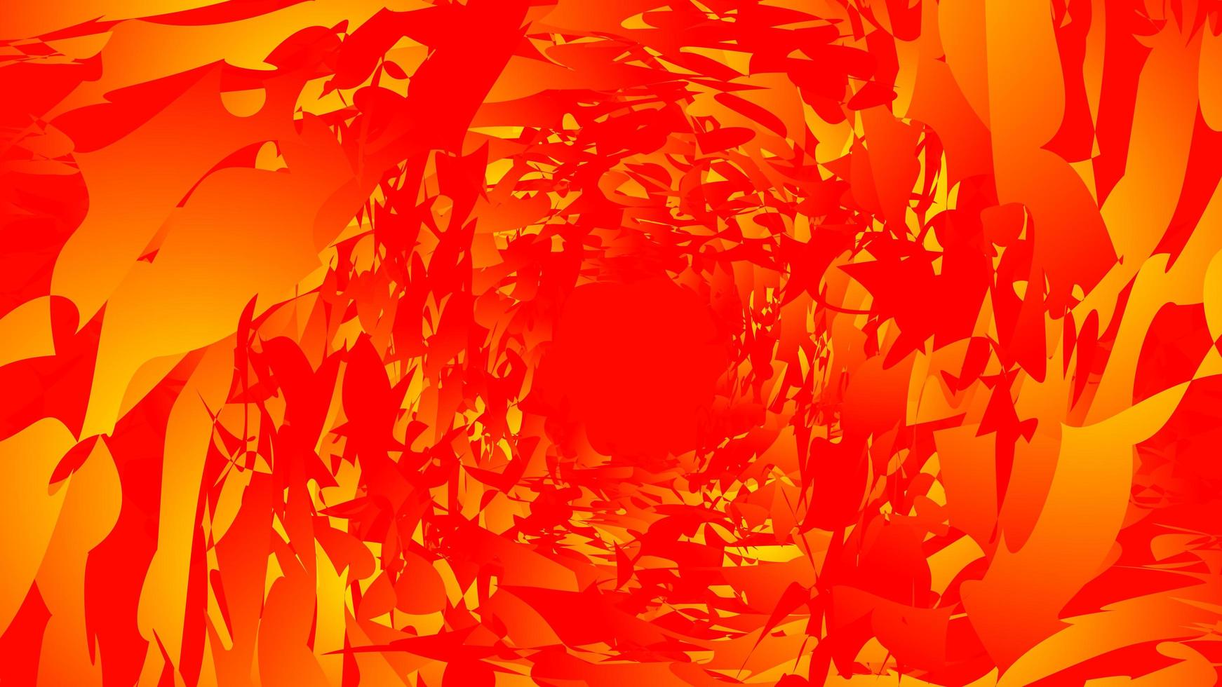 abstrait géométrique en flamme rouge vecteur
