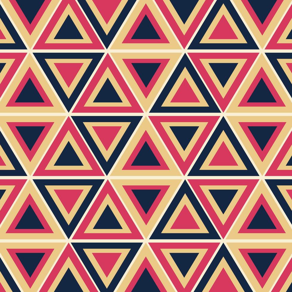 vecteur de motif géométrique rétro, motif de fond rétro abstrait.