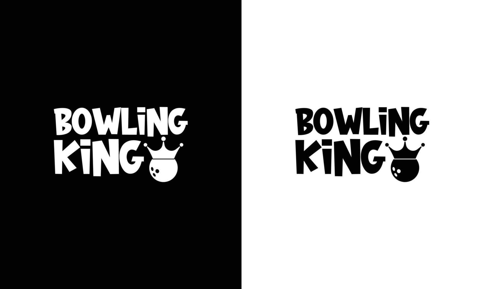 conception de t-shirt de citation de bowling, typographie vecteur