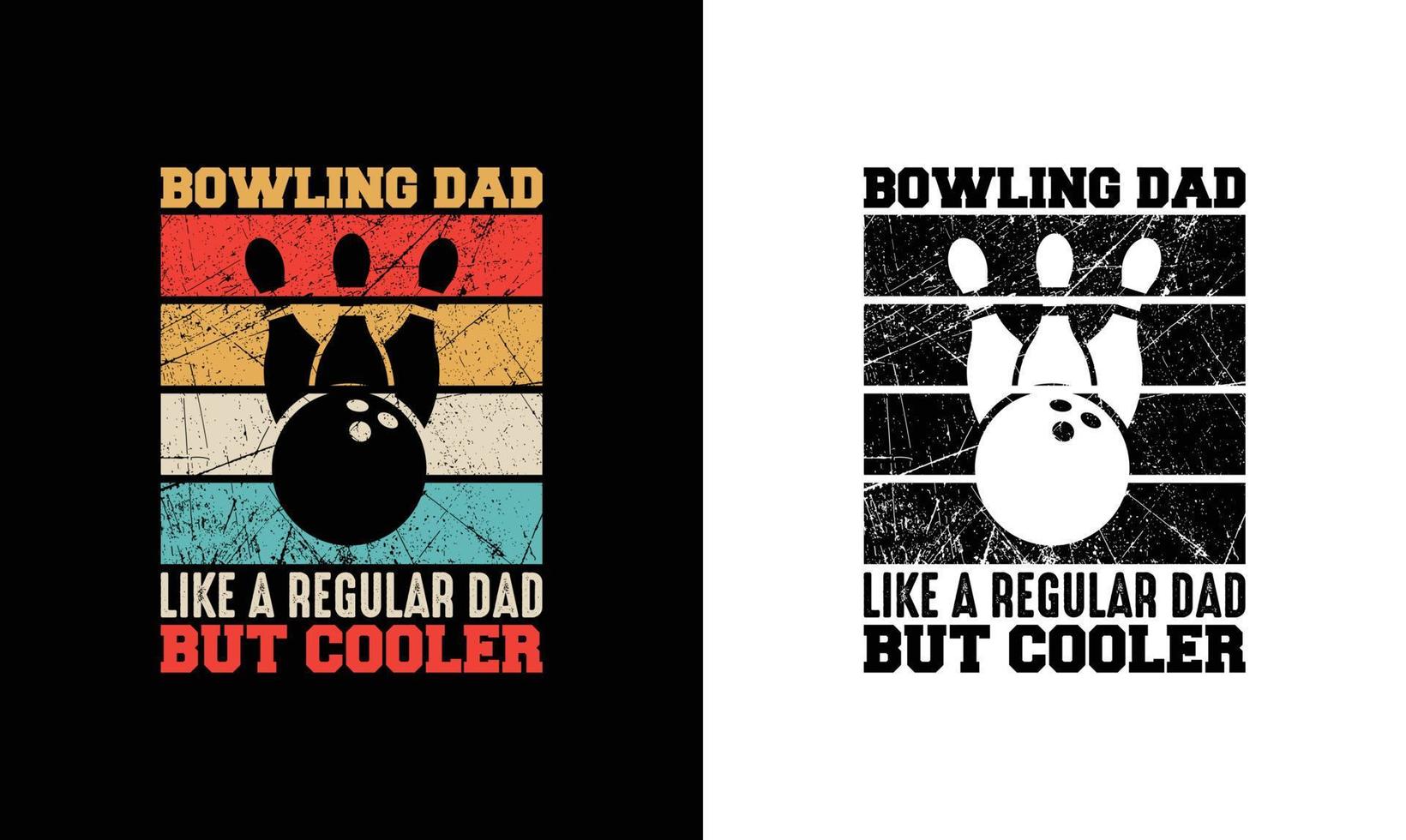 conception de t-shirt de citation de bowling, typographie vecteur