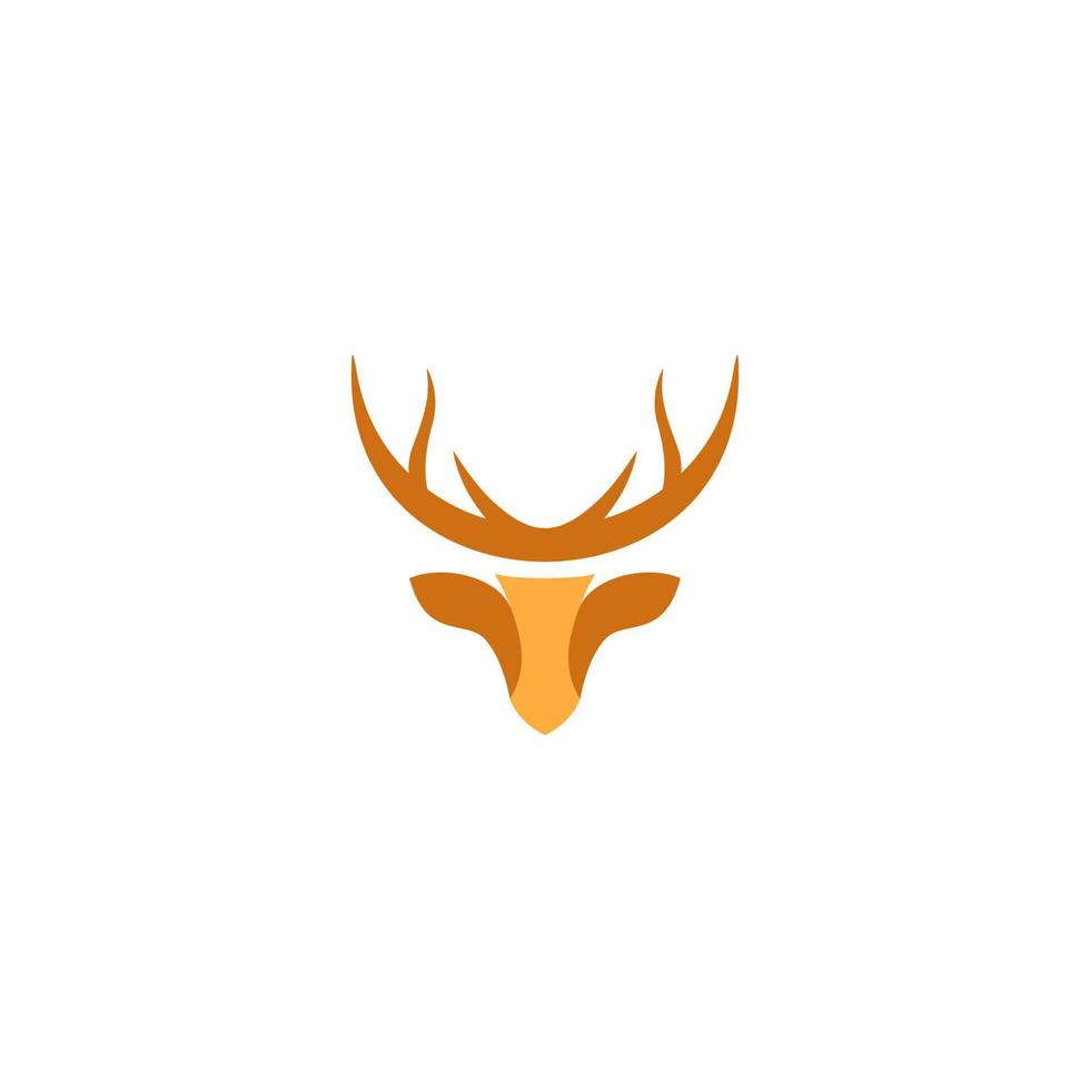 création de logo vectoriel tête de cerf