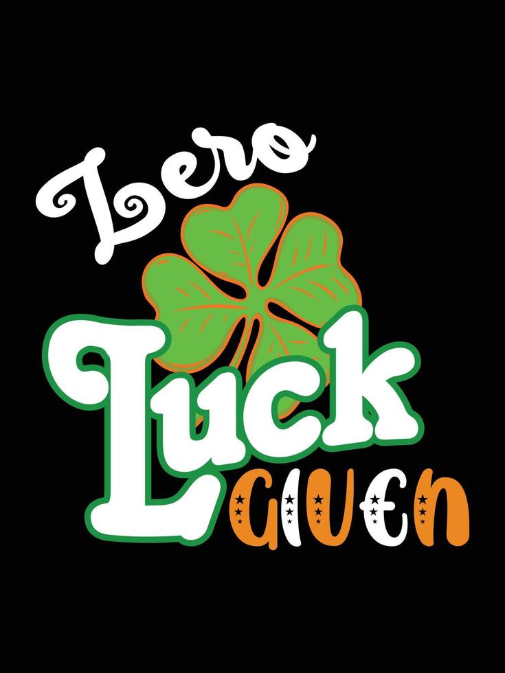 St. patrick's day typographie citation irlandaise colorée vecteur lettrage conception de t-shirt