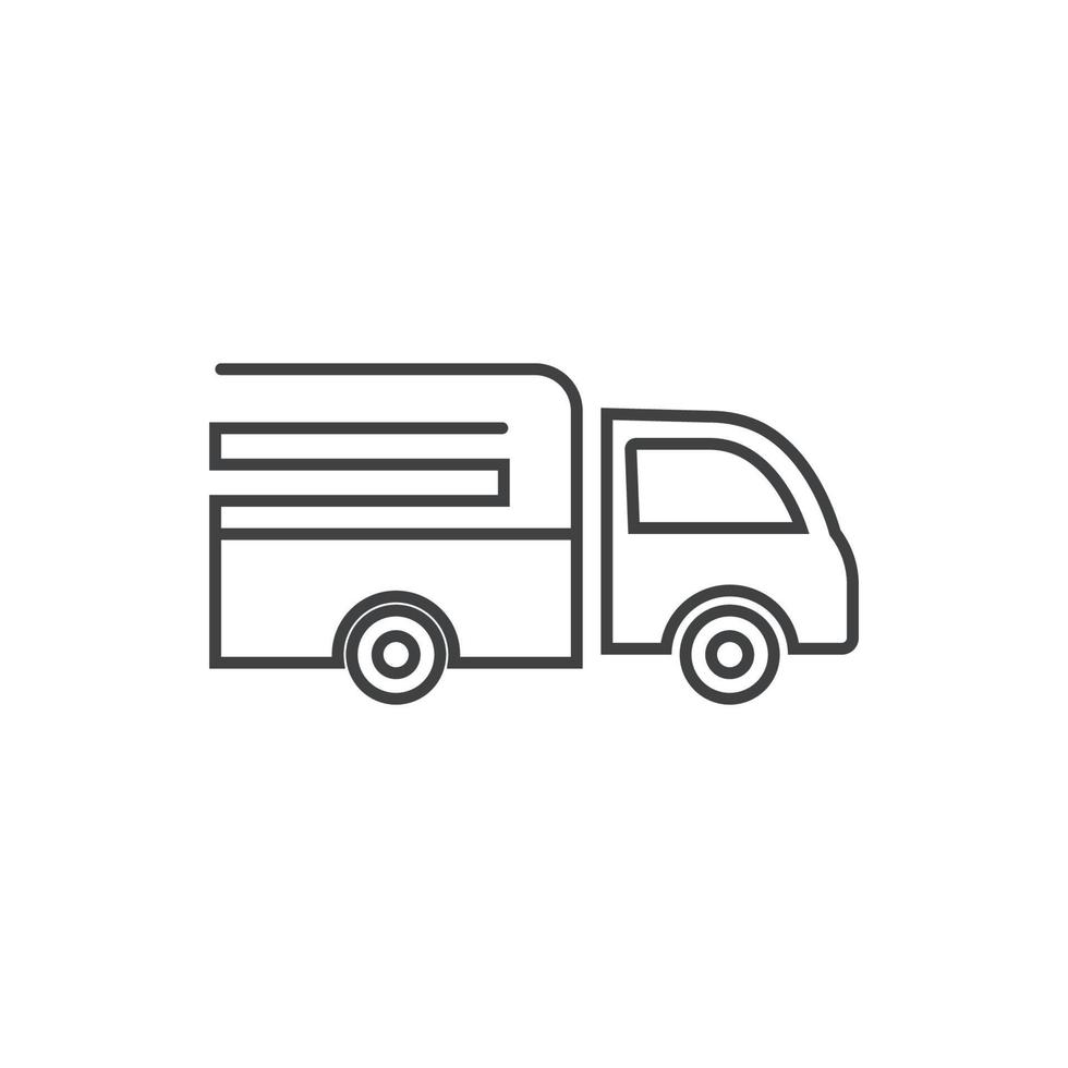 icône du logo livraison rapide vecteur