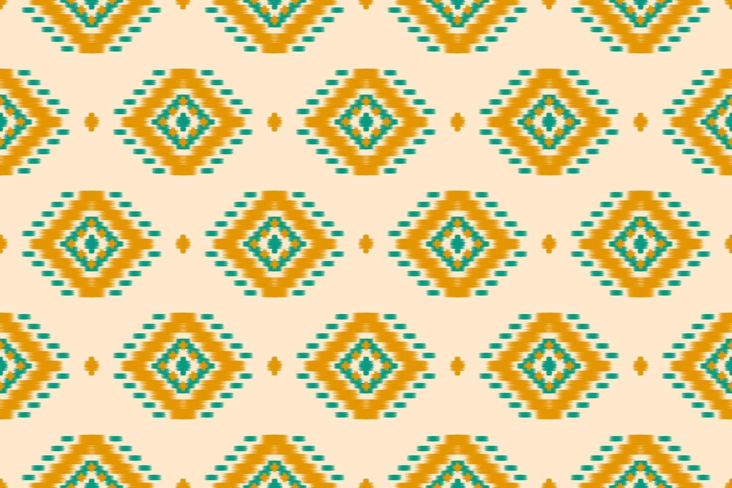 modèle sans couture ikat ethnique en tribal. style américain, mexicain. impression d'ornement géométrique aztèque. vecteur