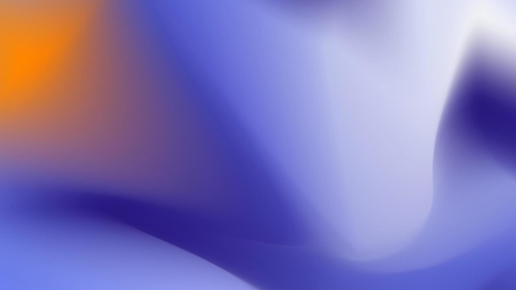 dégradé doux, abstrait dans les couleurs pastel bleu, orange et bleu, fond dégradé, élément décoratif de texture dégradé floue, fond d'écran vectoriel. vecteur