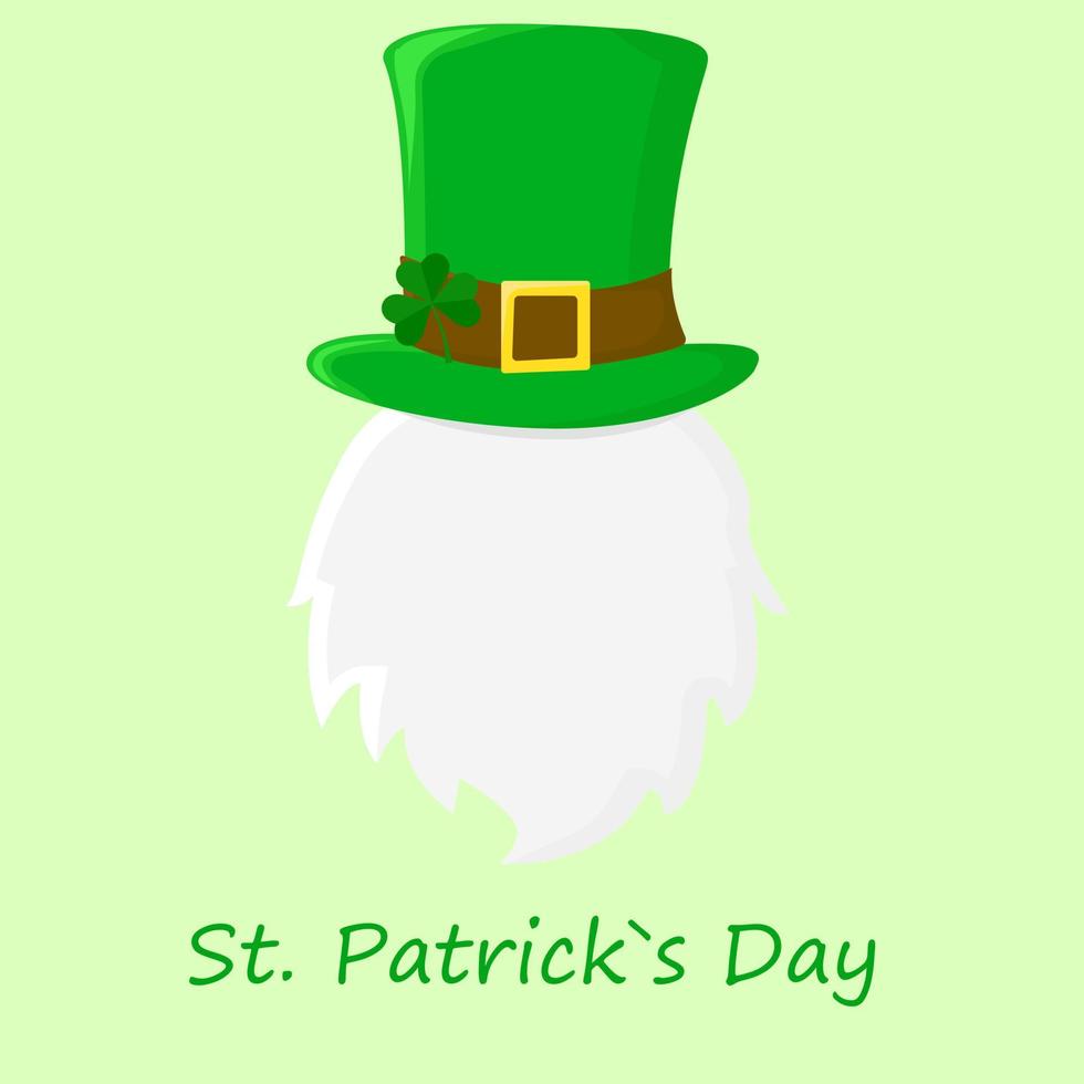 St. patrick's day irlandais gnome.cartoon vector illustration de lutins pour cartes, décor, conception de chemise, invitation à l'illustration pub.vector