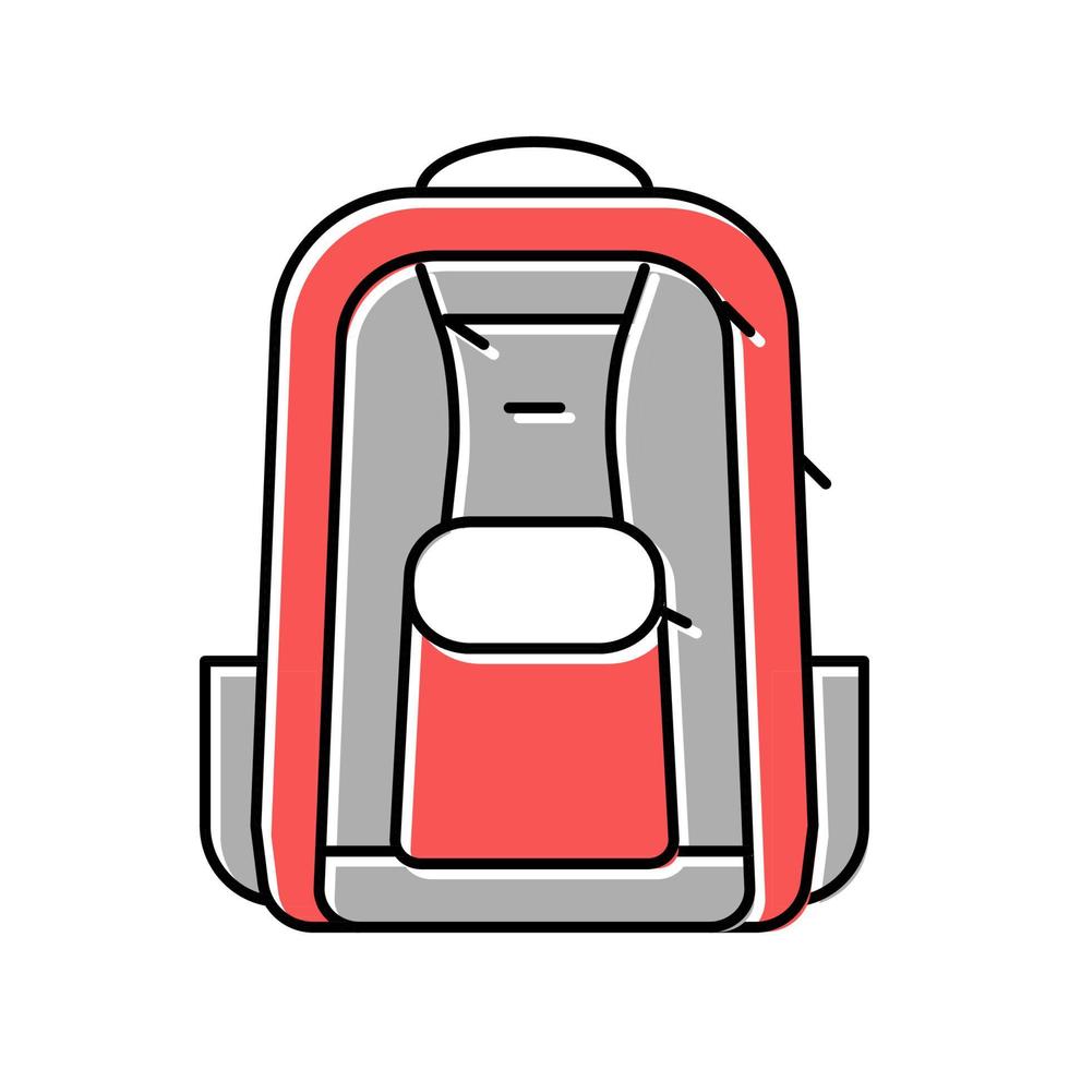 sac à dos sac à dos sac couleur icône illustration vectorielle vecteur