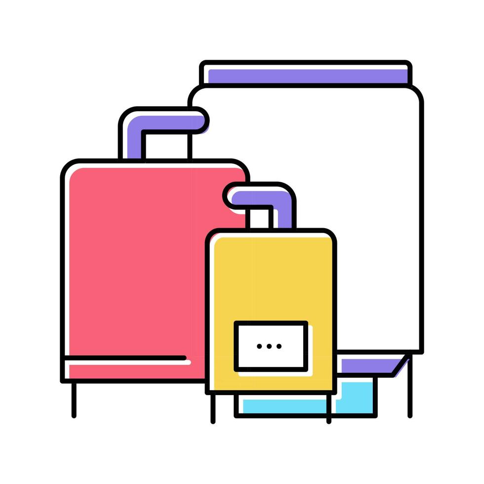 médicaments pharmaceutiques fabrication couleur icône illustration vectorielle vecteur