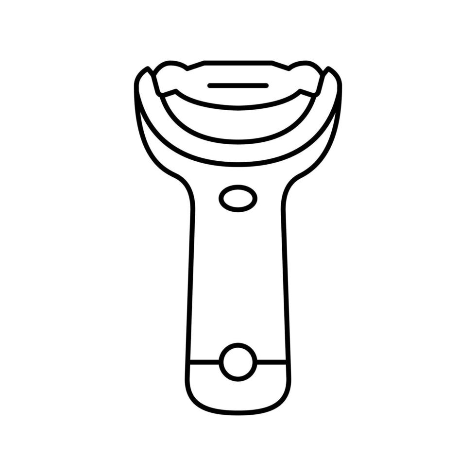 illustration vectorielle de l'icône de la ligne de maïs éplucheur vecteur