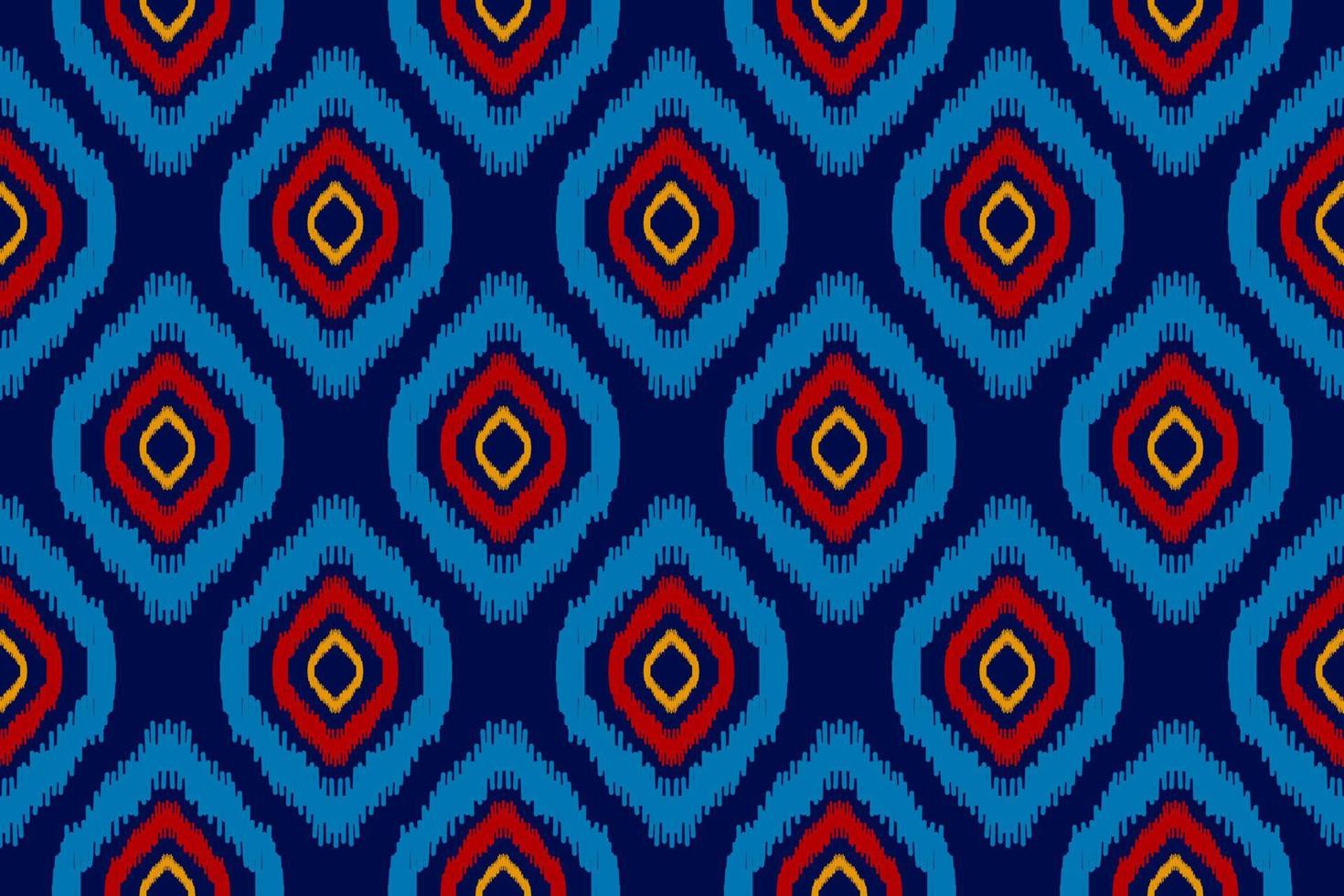 bel art de motif tribal ethnique. modèle sans couture ikat ethnique. style américain et mexicain. vecteur