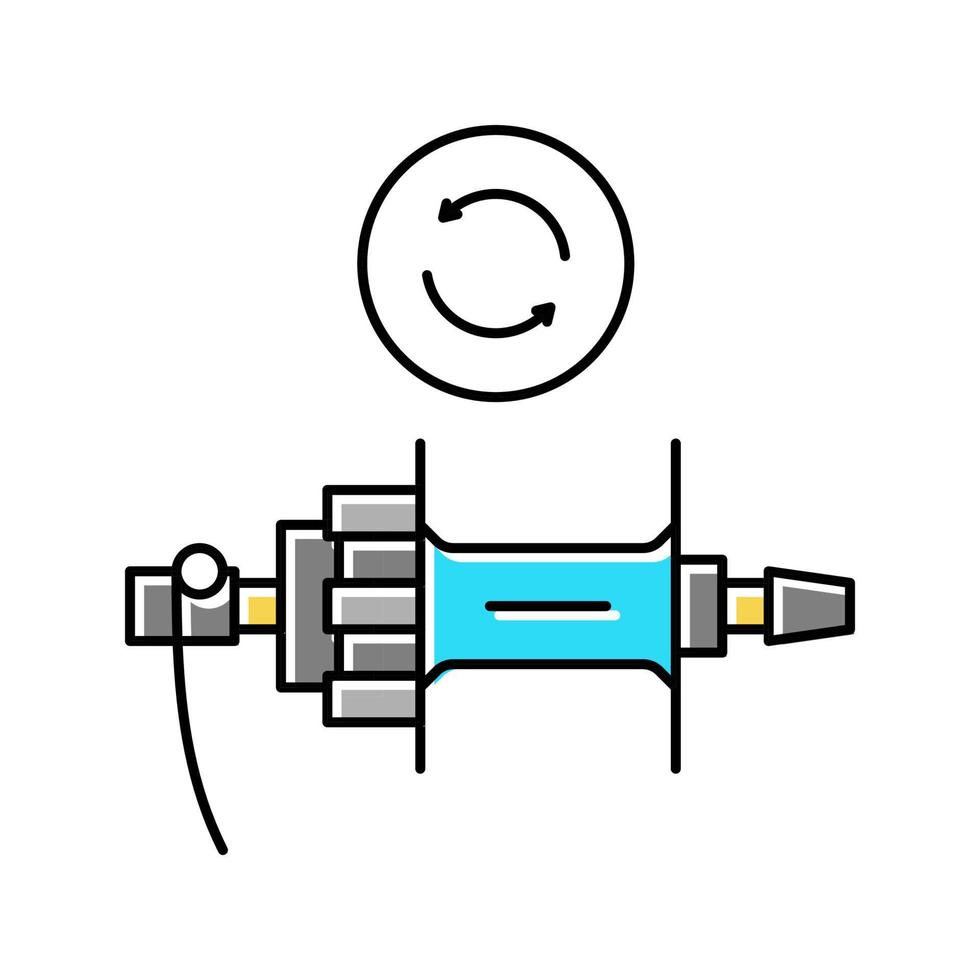 maintenance et réglage de la bague illustration vectorielle de l'icône de couleur vecteur