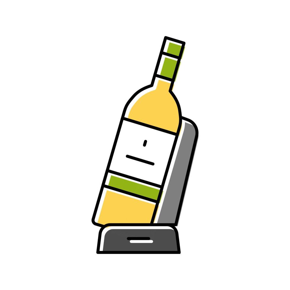 illustration vectorielle d'icône de couleur de vin titulaire vecteur