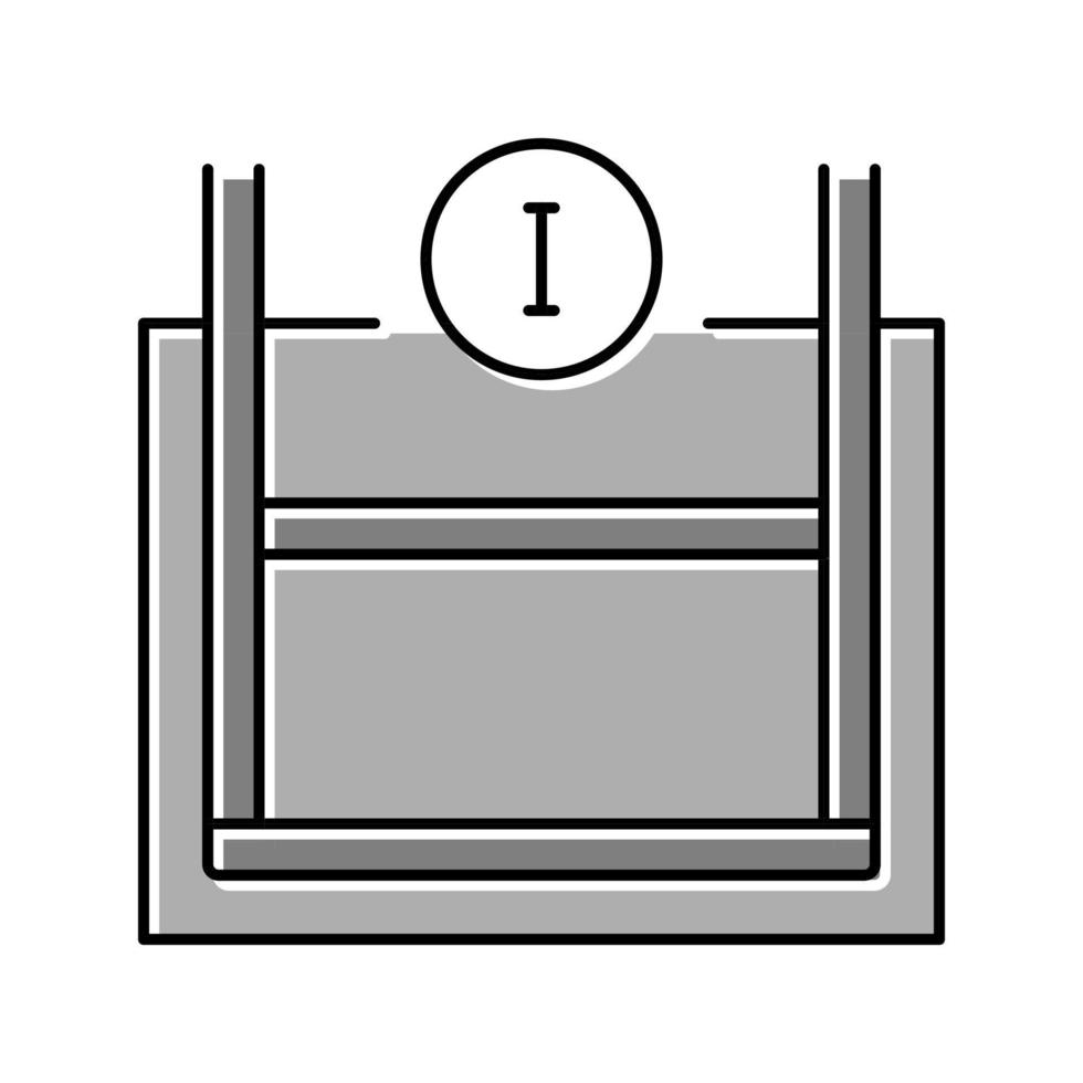 illustration vectorielle de l'icône de couleur de renfort primaire vecteur
