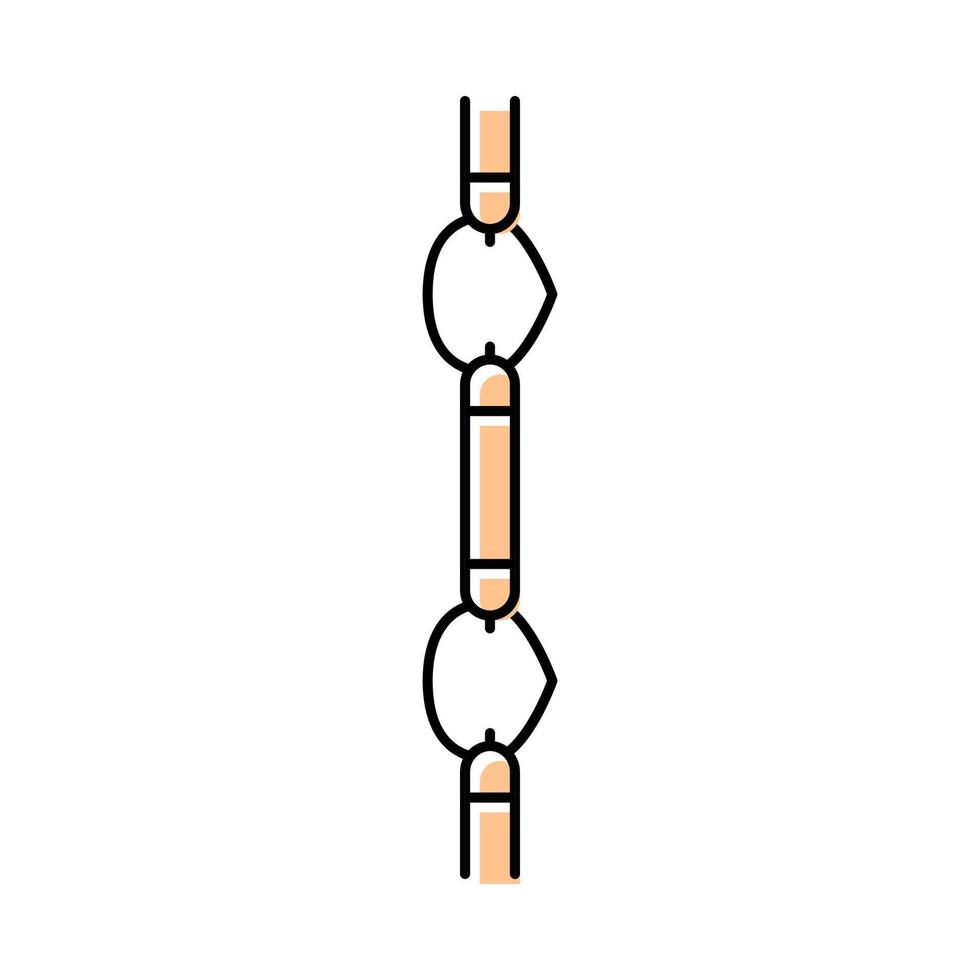 bar chaîne couleur icône illustration vectorielle vecteur