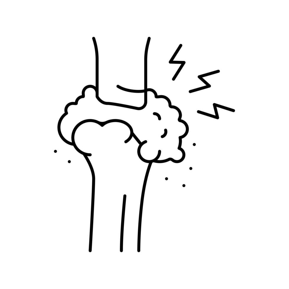 illustration vectorielle de l'icône de la ligne de problème de santé de la goutte vecteur