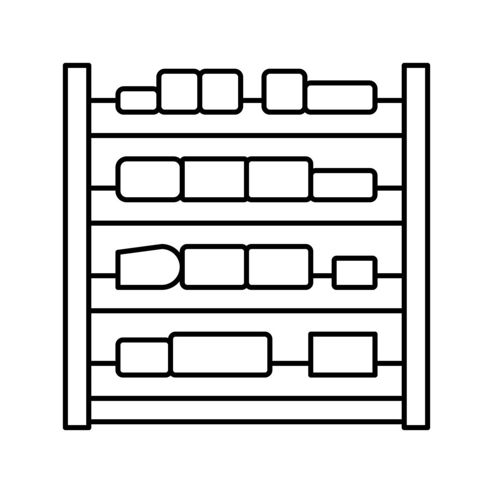 Illustration vectorielle de l'icône de la ligne de production de fromage étagères vecteur