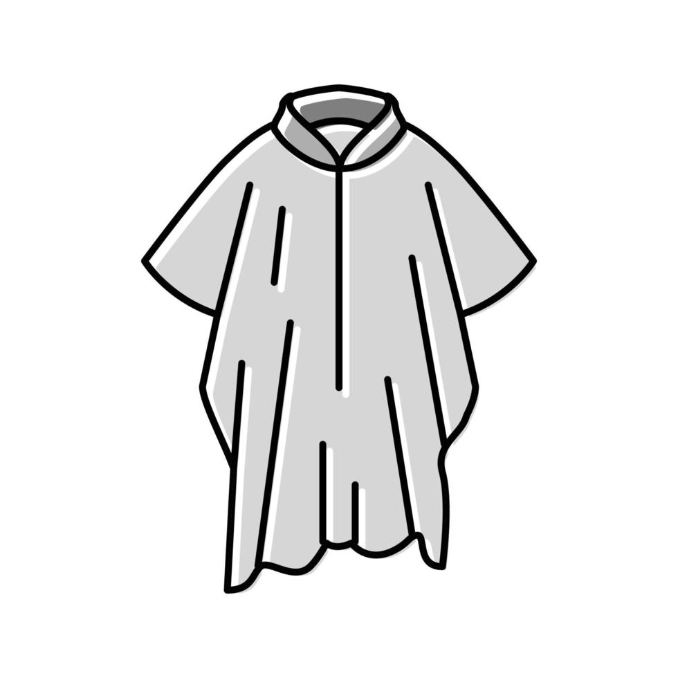 cape vêtements mâle couleur icône illustration vectorielle vecteur