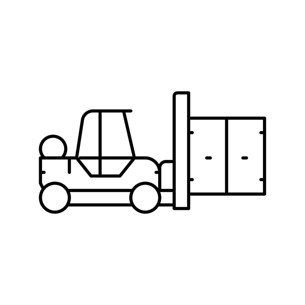 illustration vectorielle de l'icône de la ligne du port du chargeur vecteur