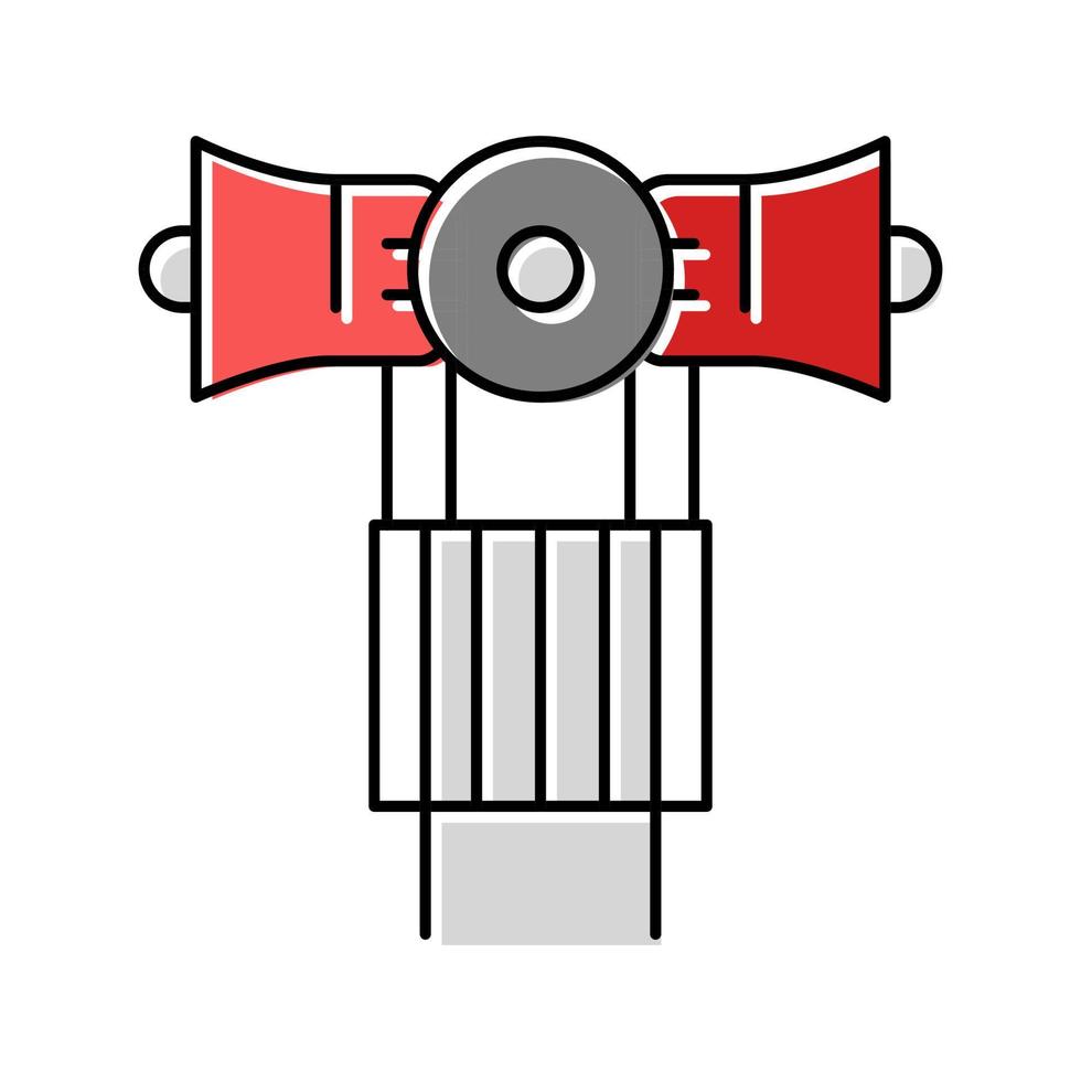 sirène équipement d'urgence couleur icône illustration vectorielle vecteur