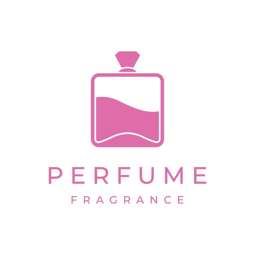 la conception de logo créatif cosmétique de parfum de parfum de luxe isolé peut être utilisée pour les entreprises, les entreprises, les cosmétiques et les parfums. vecteur