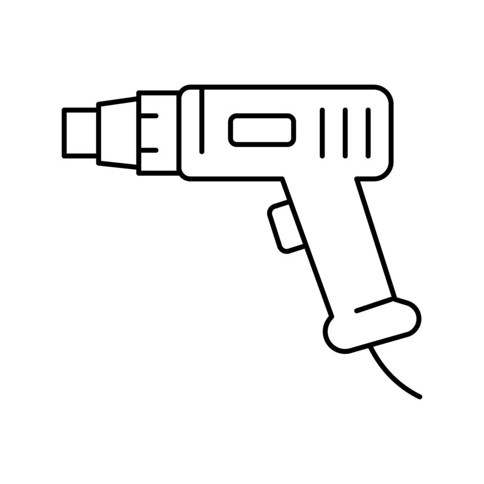 dispositif de ventilateur pour l'illustration vectorielle de l'icône de la ligne d'art en résine vecteur